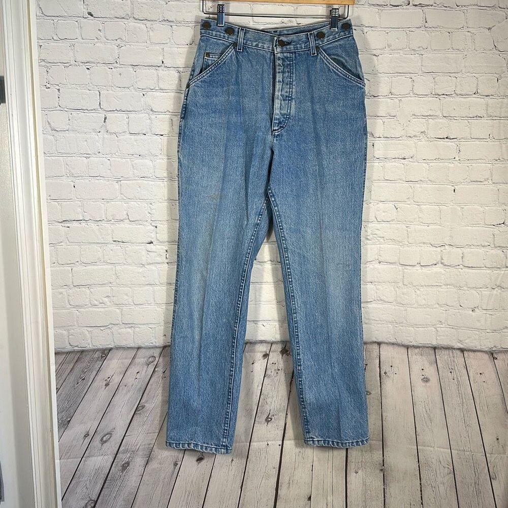 LL Bean VTG 80s West Branch Carpenter‎ Jeans Denim Button Fly  Size 12 USA